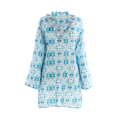Laurel Voile Tunic | Blue