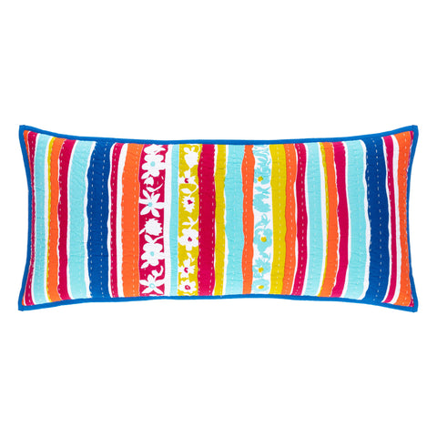 Happy Go Lucky Decorative Pillow Cover | Multi