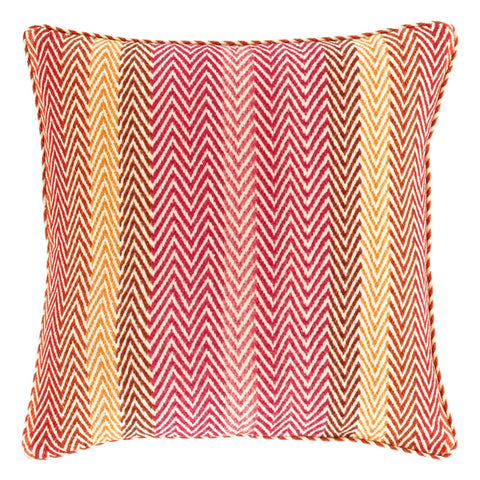 Nip Tuk Linen Decorative Pillow Cover | Spice/Ivory