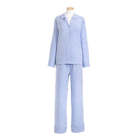 Lush Linen Pajama | French Blue