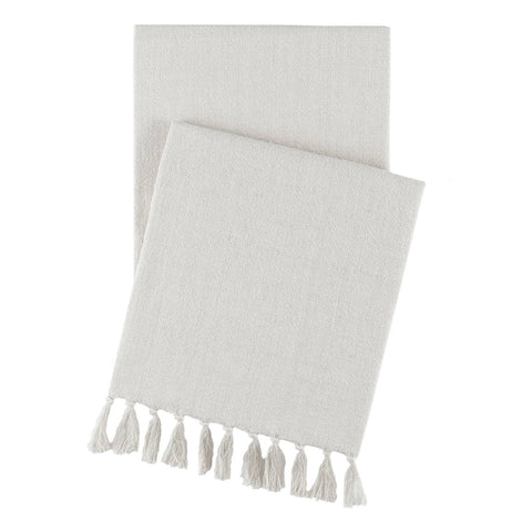 Evelyn Linen Throw | Plaster