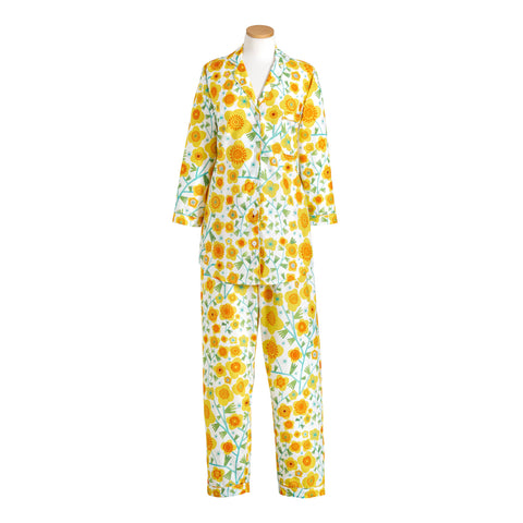 Silly Sunflowers Pajama | Yellow