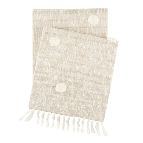 Ombre Dot Throw | Natural