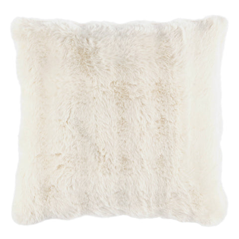 Fab Faux Decorative Pillow Cover | Ivory