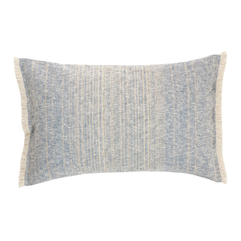 Oliver Ombre Decorative Pillow Cover | Denim