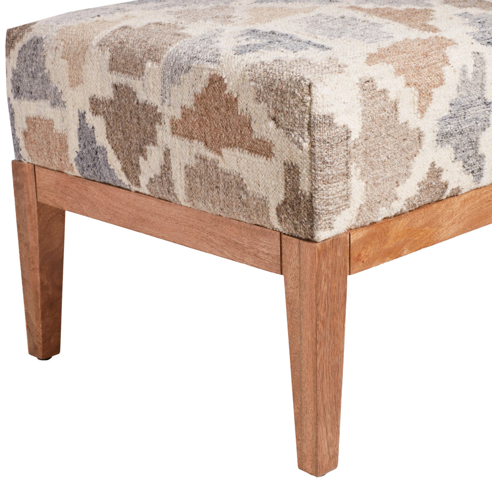 Rufus Stone Freida Rug Bench | Natural