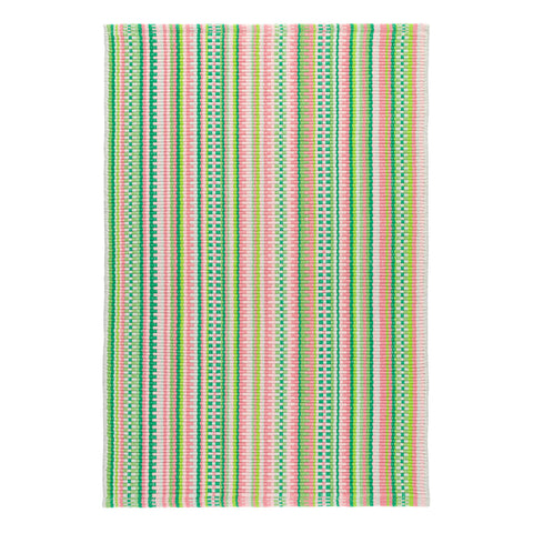 Hannah Handwoven Cotton Rug | Watermelon