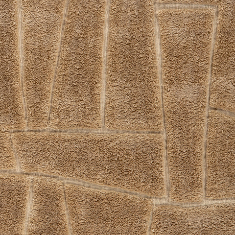 Brela Abstract Bohemian Rug Swatch | Brown