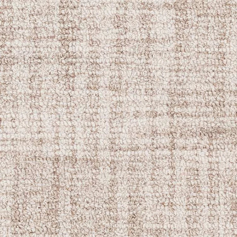 Crosshatch Hand Micro Hooked Wool Rug Swatch | Ivory
