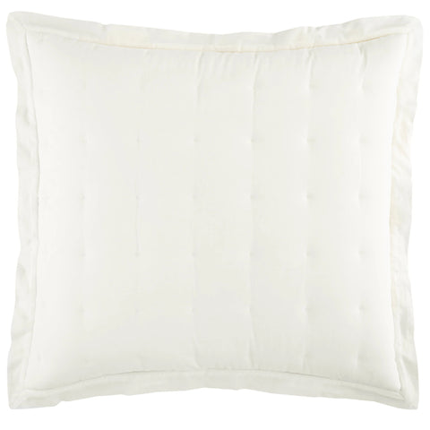 Cozy Cotton Puff Sham | Ivory