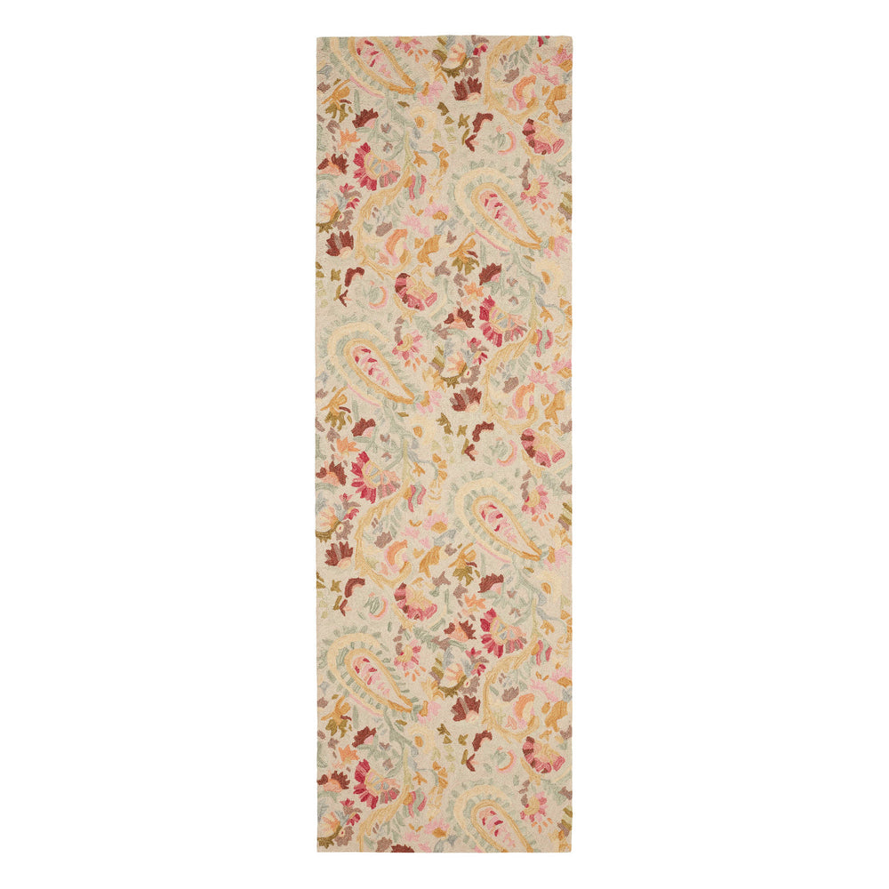 Ines Hand Micro Hooked Wool Rug | Multi