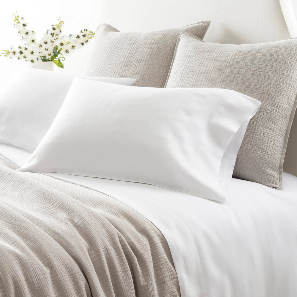 Lush Linen Pillowcases | White