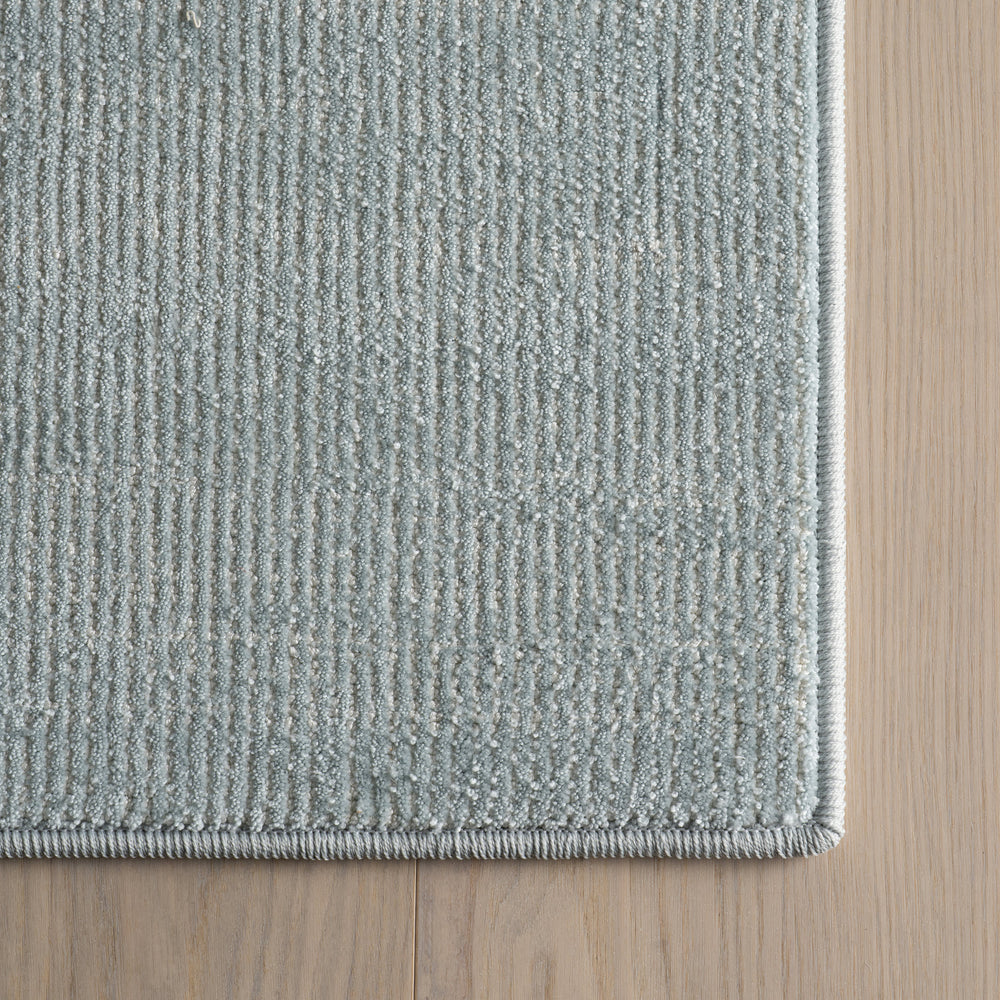 Delphine Textured Indoor/Outdoor Custom Rug | Blue
