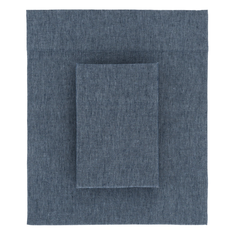 Jovi Linen Sheet Set | Ink