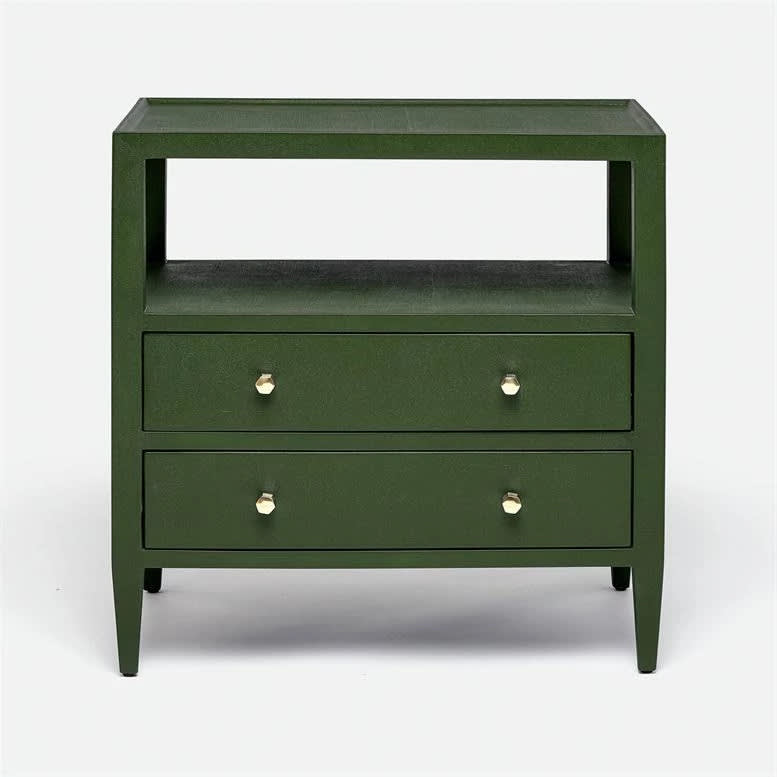 Jarin Double Nightstand | Moss