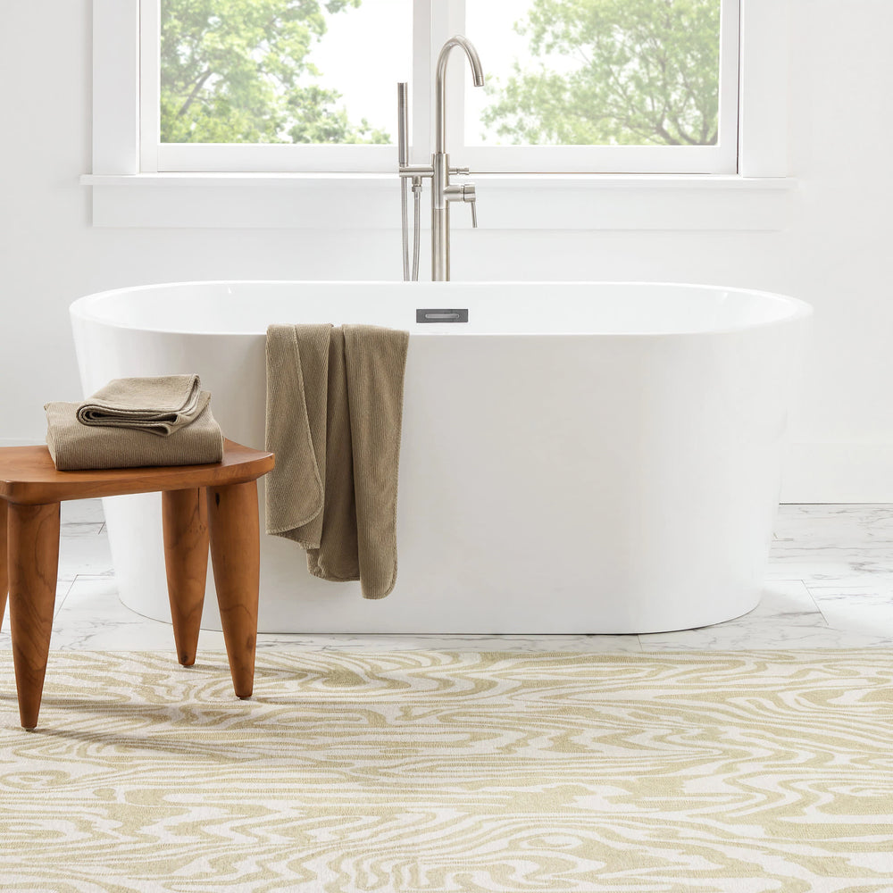 Amber Machine Washable Rug | Natural