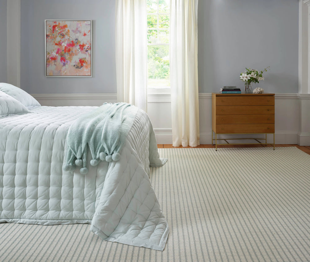 Lush Linen Puff | Sky