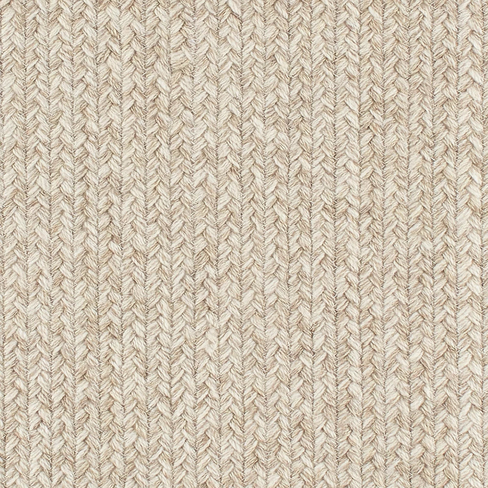 Merrill Woven Wool Custom With Attached Rug Pad Rug Swatch | Natural