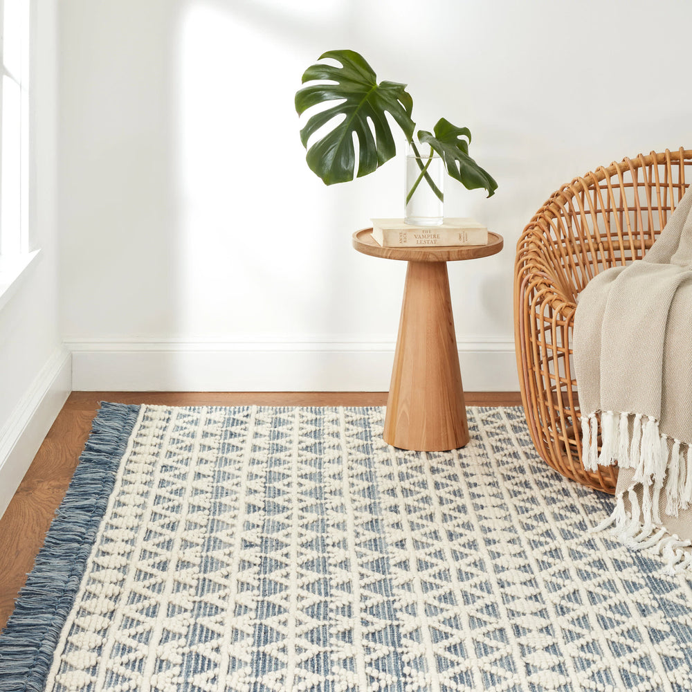 Pembrook Handwoven Wool Rug | Blue