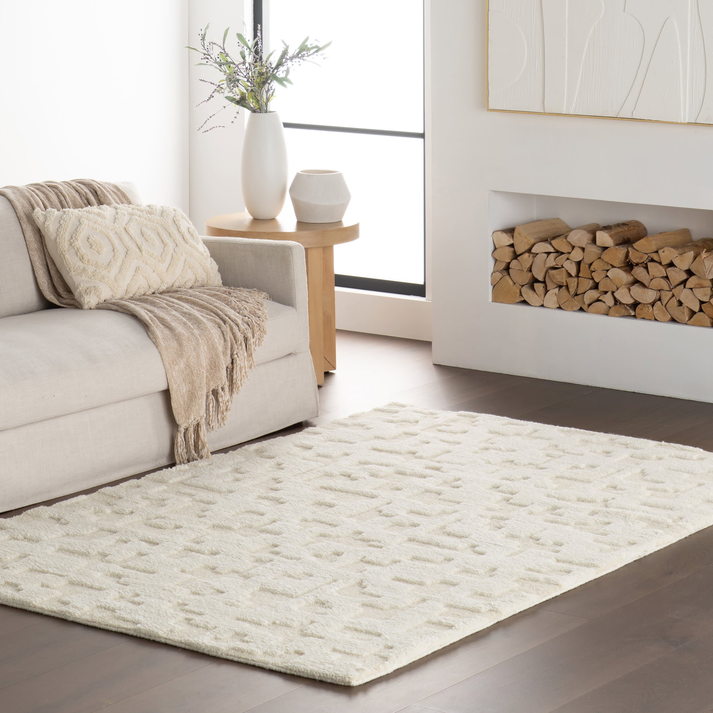 Alora Hand Knotted Wool Rug | Natural – Annie Selke