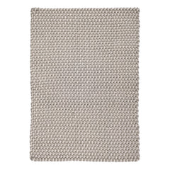 Two-Tone Rope Handwoven Indoor/Outdoor Rug | Platinum/Ivory