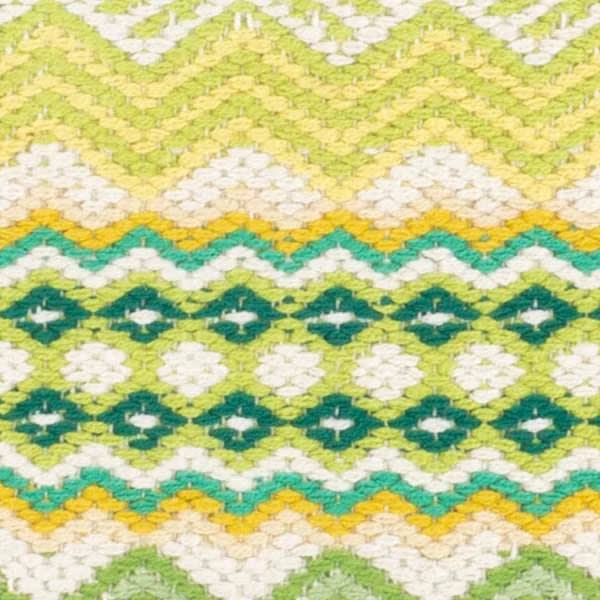 Briarwood Handwoven Cotton Rug Swatch | Lemon