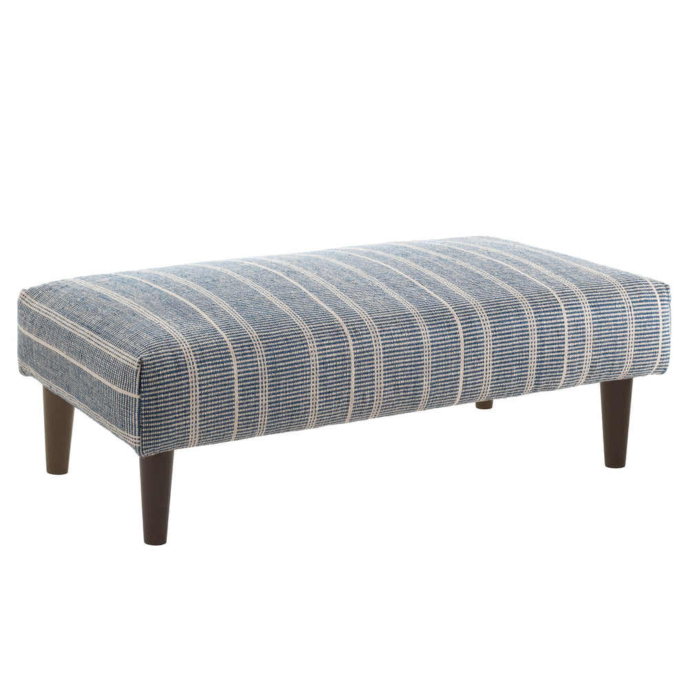 Samson PET Custom Rug Ottoman | Navy