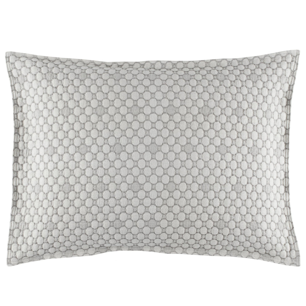 Lodi Matelasse Sham | Silver