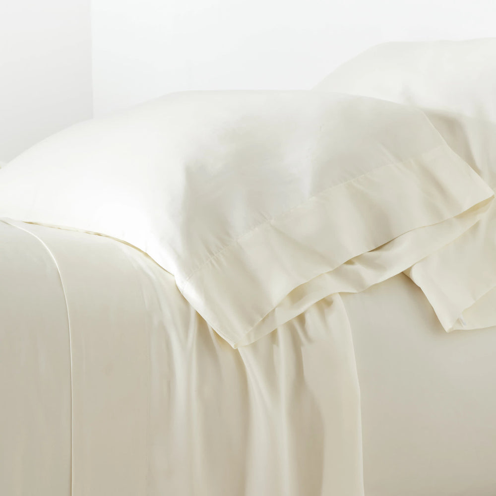 Silken Solid Sheet Set | Ivory