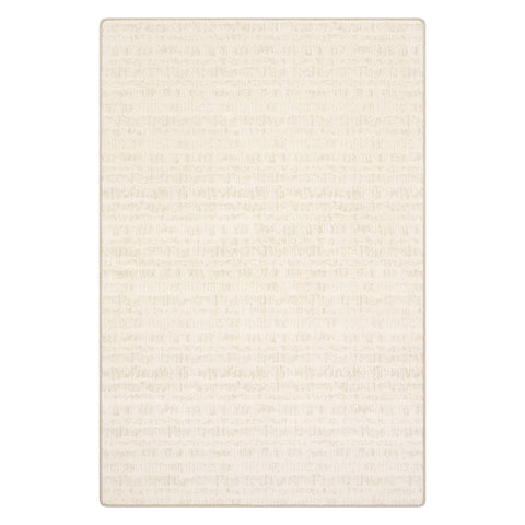 Tern Abstract Striped Custom Rug | Warm Cream