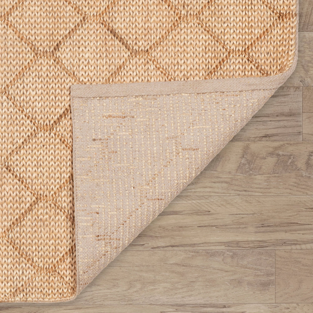 Tiles Handwoven Jute Rug | Natural