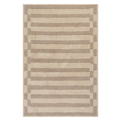 Velaina Handmade Washable Wool Rug | Ivory