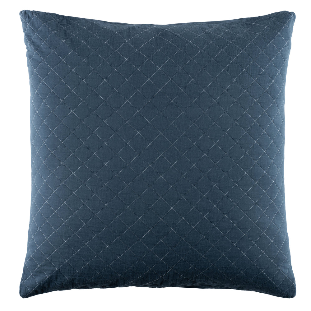 Amity Quilted Sham | Navy