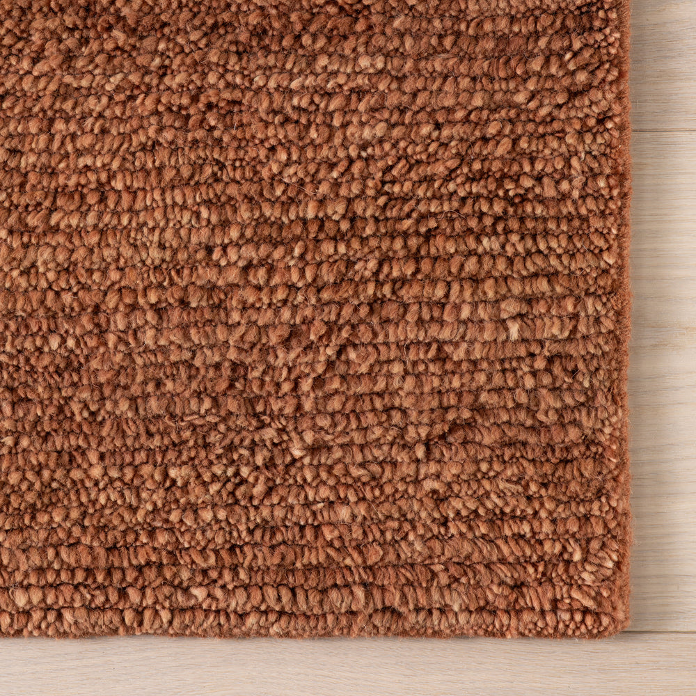 Ramsey Hand Knotted Wool Rug | Rust