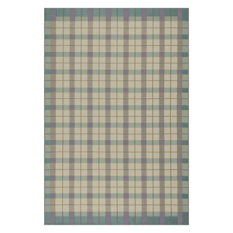 Sundara Modern Plaid Indoor Rug | Grey