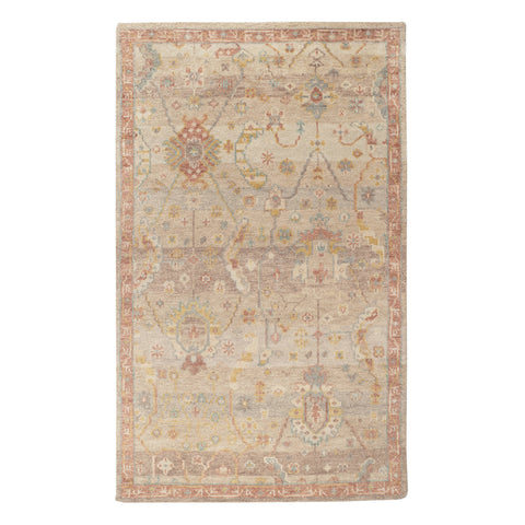 Nora Hand Knotted Wool Rug | Natural