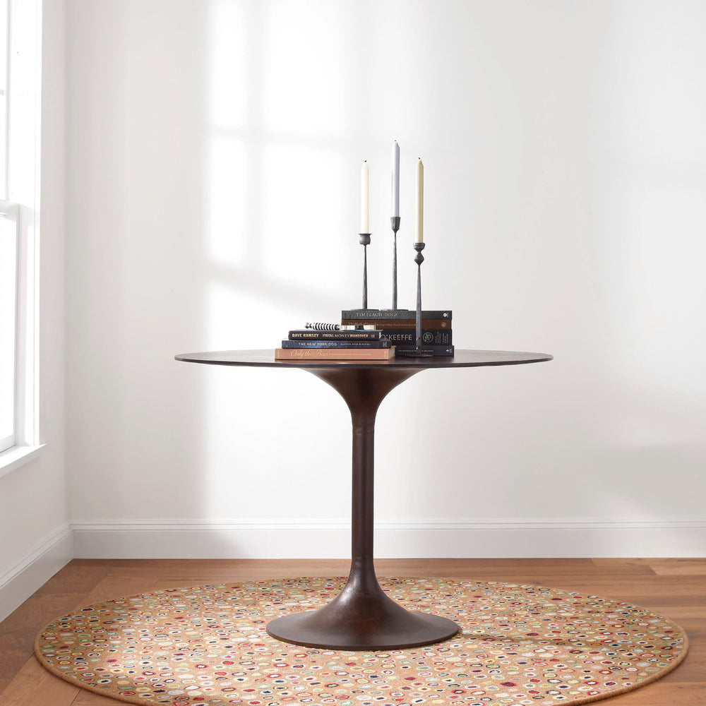 Cat's Paw Hand Micro Hooked Wool Custom Rug | Brown