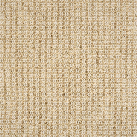 Yadira Geometric Woven Wool Custom Rug Swatch | Natural
