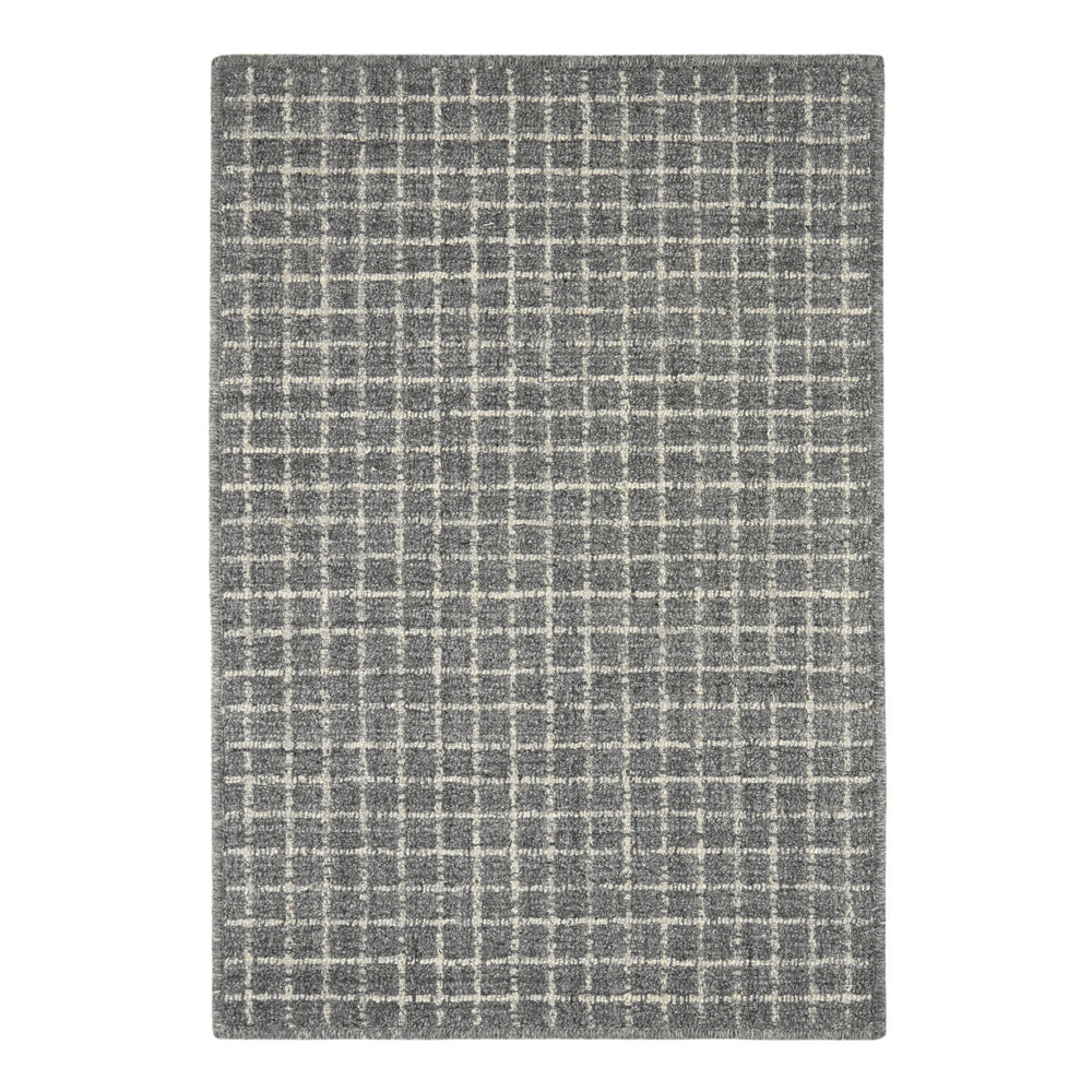 Conall Hand Micro Hooked Wool Custom Rug | Grey