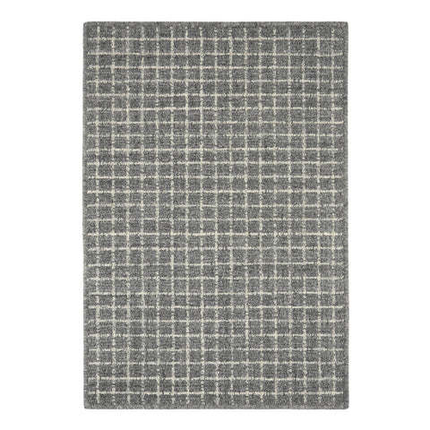 Conall Hand Micro Hooked Wool Custom Rug | Grey