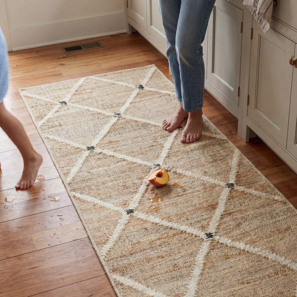 Kali Machine Washable Rug | Natural