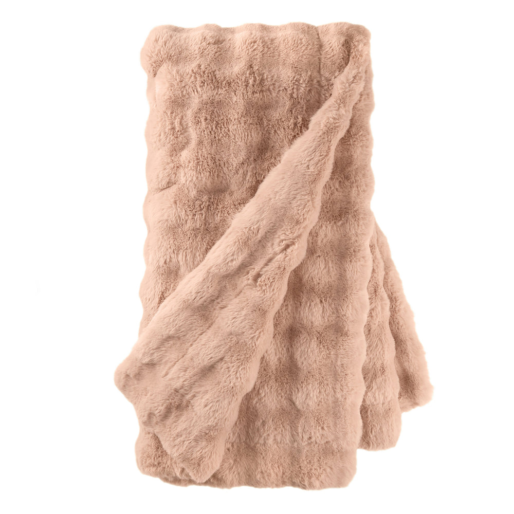 Fab Faux Throw | Rose Quartz