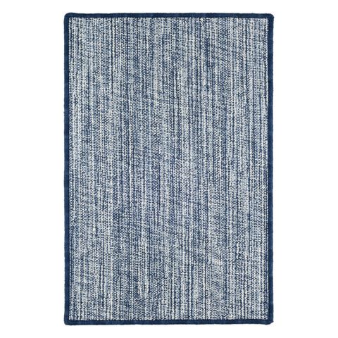 Bella Handwoven Wool Custom Rug | Navy