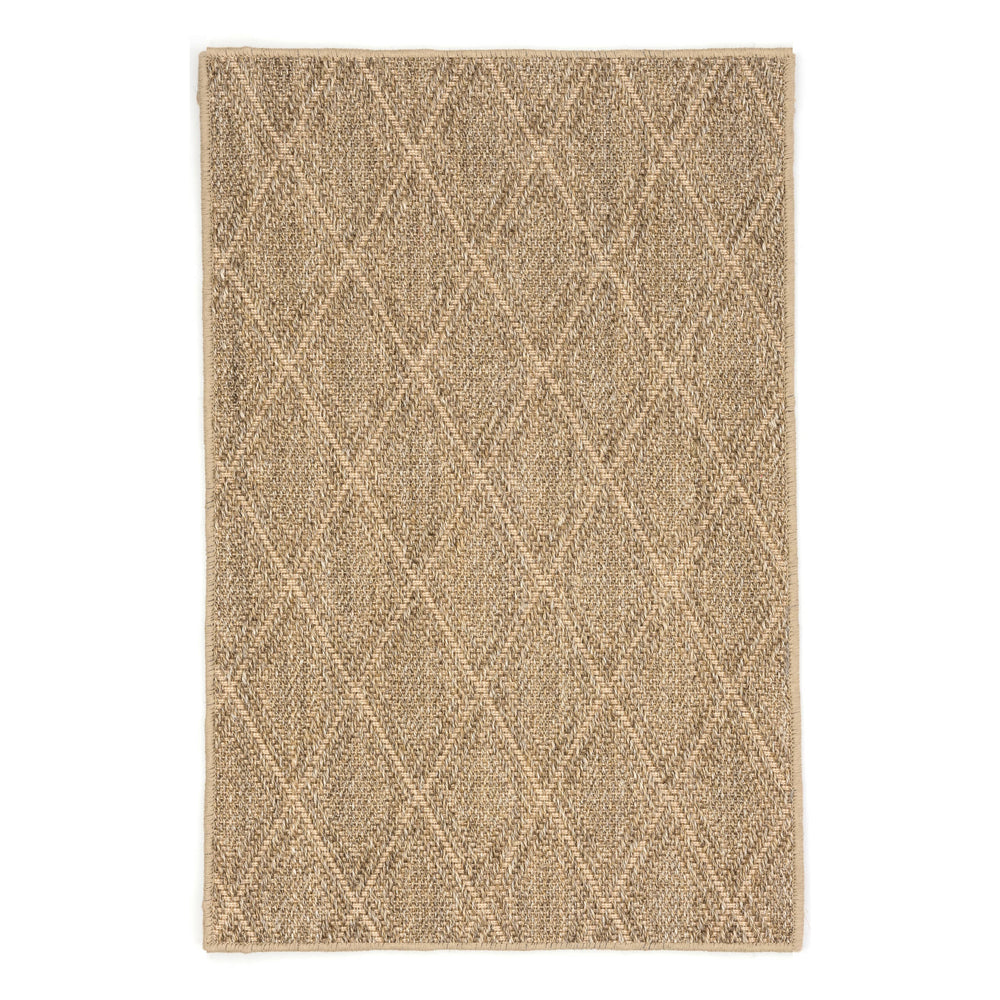Diamond Woven Sisal Custom Rug | Natural