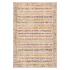 Raji Hand-Tufted Multi-Stripe Wool-Blend Rug | Multicolor