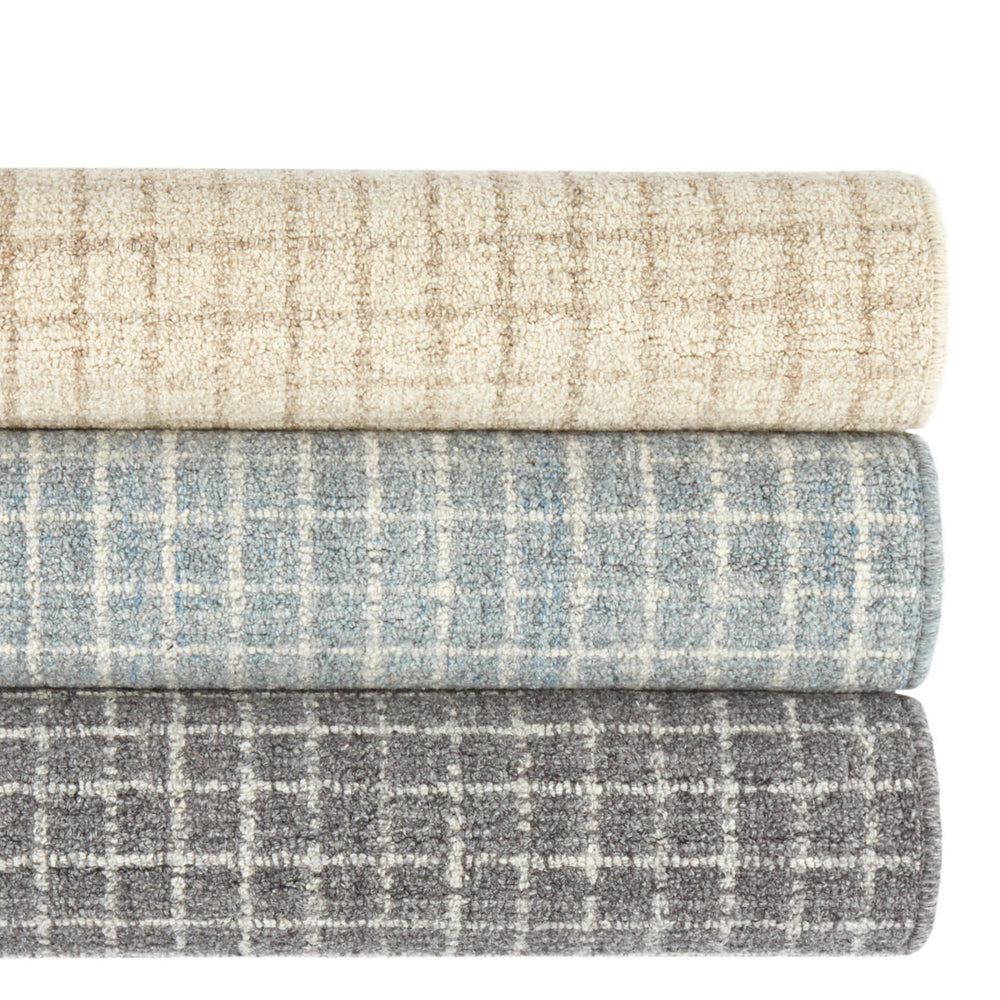 Conall Hand Micro Hooked Wool Custom Rug | Slate