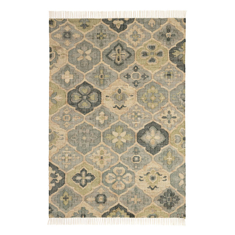 Pali Handwoven Jute Rug | Evergreen