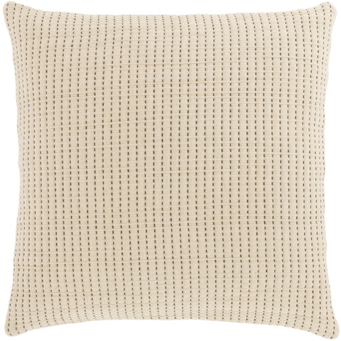 Pick Stitch Matelasse Sham | Natural