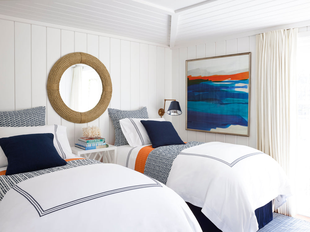 Trio Duvet Cover | Indigo