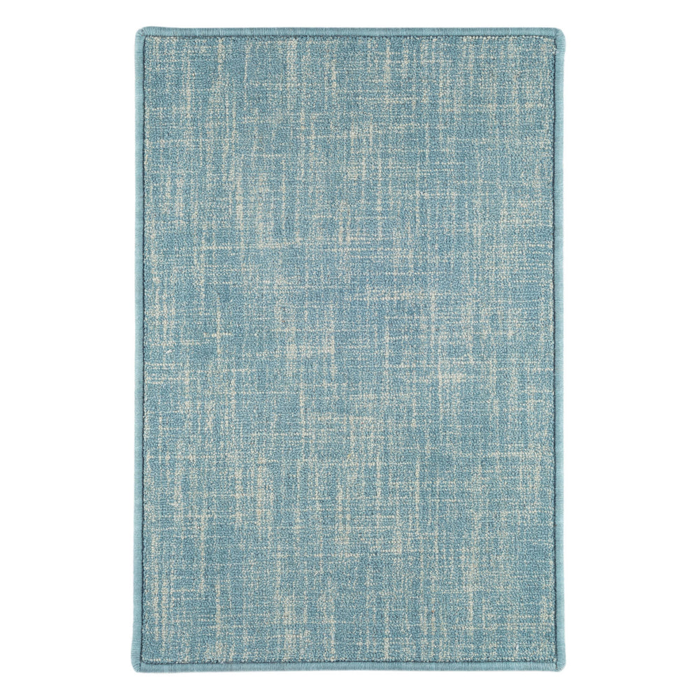 Crosshatch Hand Micro Hooked Wool Custom Rug | Aegean